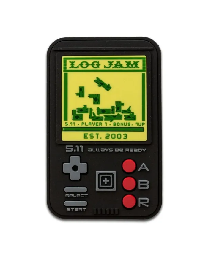 PATCH 5.11 LOGO JAM VIDEO GAME PATCH 029 GREY