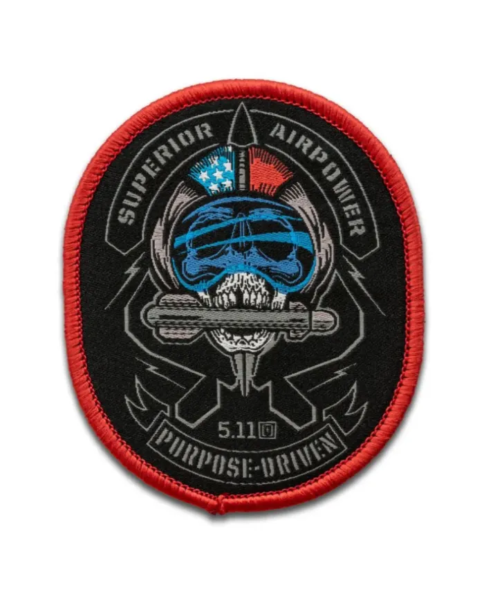 PATCH 5.11 SKULL FIGHTER PATCH 019 BLACK