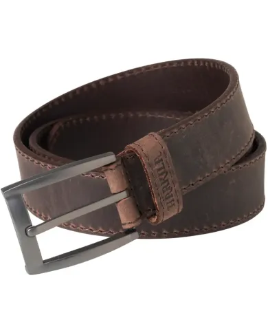 PASEK HARKILA ARVAK LEATHER BELT DEEP BROWN