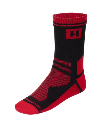 SKARPETKI HARKILA Waterproof sock Red/Black