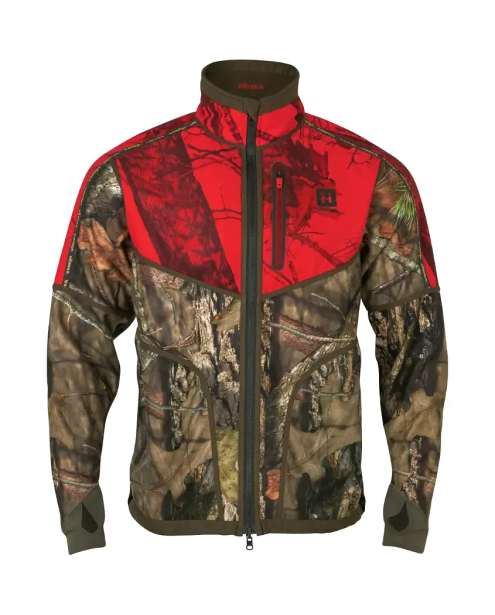 Bluza Harkila Kamko camo reversible WSP fleece jacket Hunting green/mossy oak break-up Country