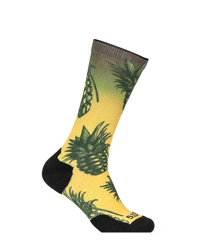 SKARPETKI 5.11 SOCK AND AWE PNPL GRND 2 999 MULTI