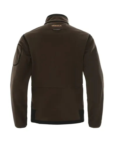 BLUZA POLAROWA HARKILA KAMKO FLEECE BROWN/RED