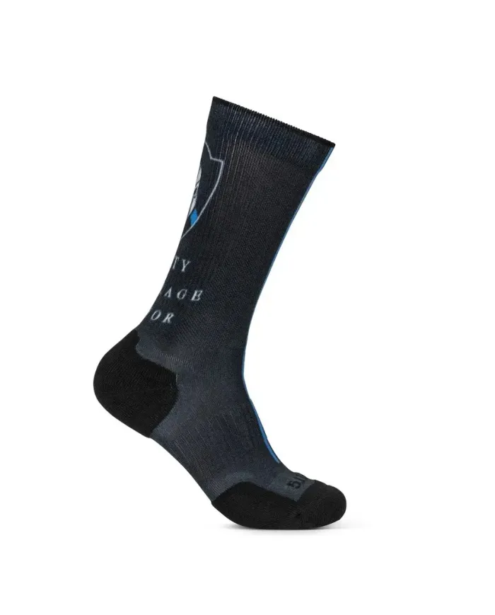 SKARPETKI 5.11 SOCK AND AWE CREW STP BLK 019 BLACK