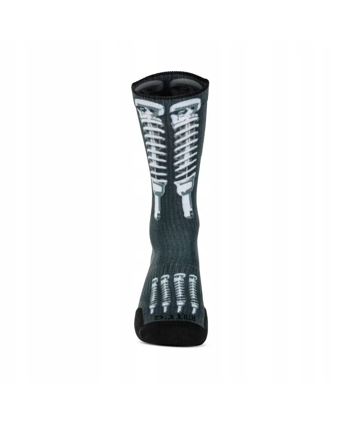 SKARPETKI 5.11 SOCK AND AWE CREW TERMTR 019 BLACK