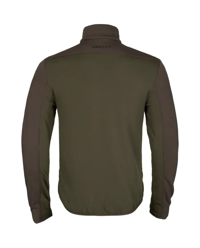 Bluza Harkila Olaf fleece Jacket Willow Green/Shadow Grey