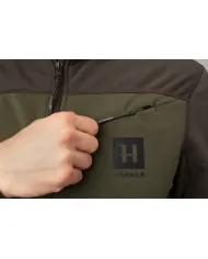Bluza Harkila Olaf fleece Jacket Willow Green/Shadow Grey