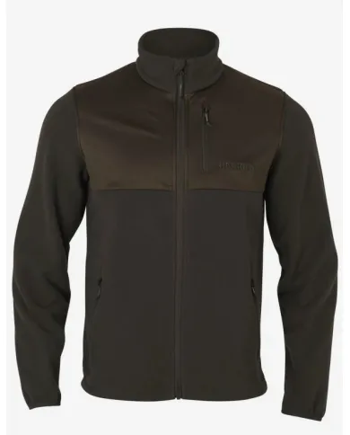 BLUZA POLAROWA Harkila Steinn fleece jacket Shadow Brown