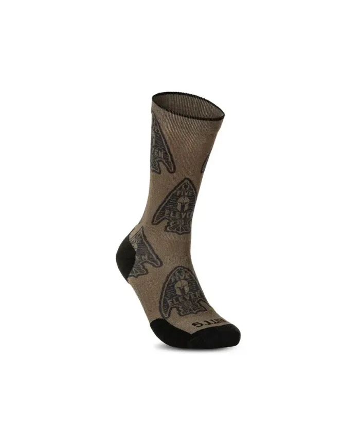 SKARPETKI 5.11 SOCK AND AWE CREW SPARTAN