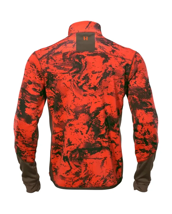Bluza Harkila Wildboar Pro camo fleece jacket AXIS MSP®Wildboar orange/Shadow brown