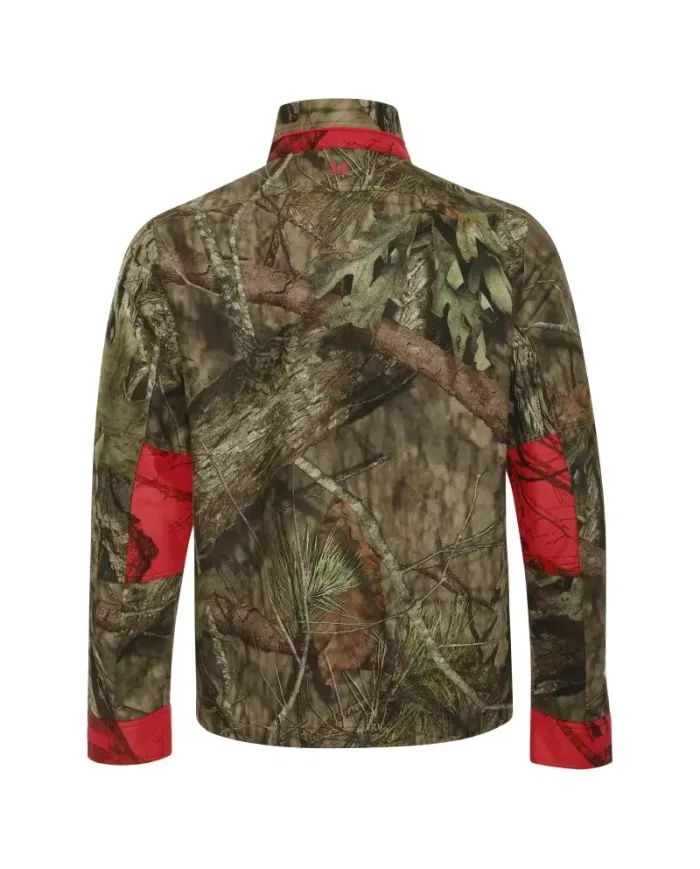 Bluza Harkila Moose Hunter 2.0 fleece jacket MossyOak®Break-Up Country®/MossyOak®Red
