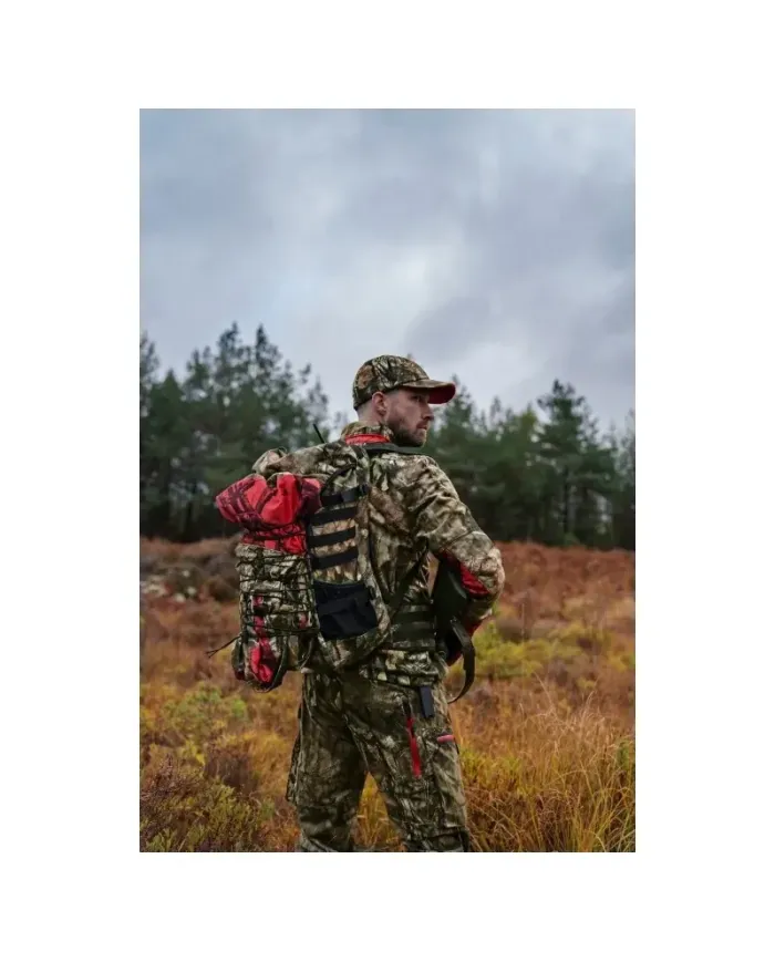 Bluza Harkila Moose Hunter 2.0 fleece jacket MossyOak®Break-Up Country®/MossyOak®Red