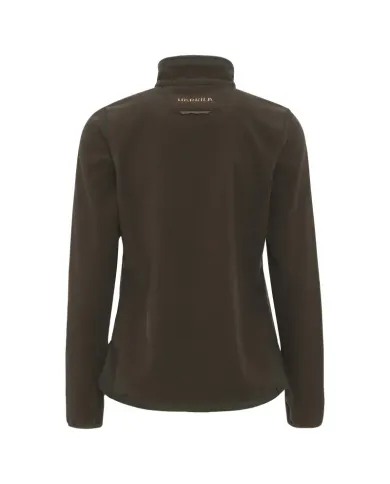 BLUZA POLAROWA HARKILA KAMKO FLEECE WOMEN BROWN/RED