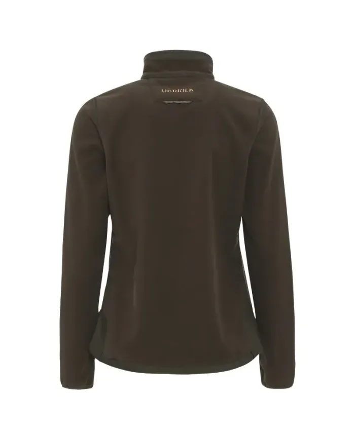 BLUZA POLAROWA HARKILA KAMKO FLEECE WOMEN BROWN/RED