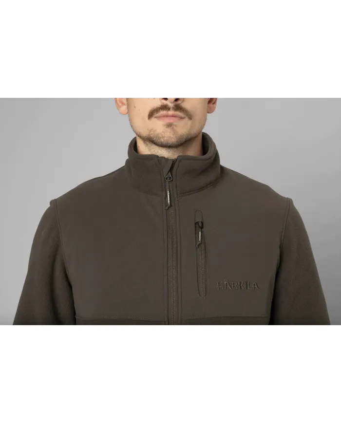 Bluza polarowa Harkila Fjell fleece jacket Shadow brown