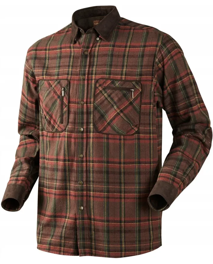 Koszula Harkila Pajala Shirt Red Check 3xl
