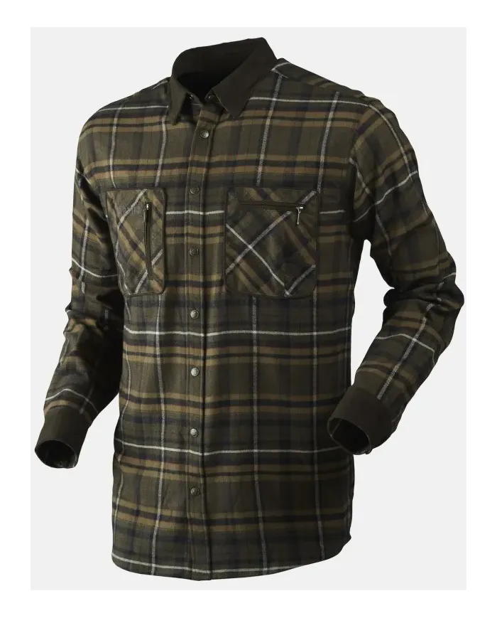 KOSZULA HARKILA PAJALA SHIRT WILLOW GREEN CHECK