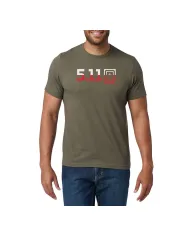 KOSZULKA SEELAND That Time T-shirt Pine green melange