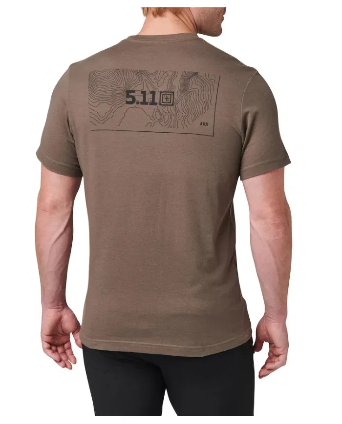 KOSZULKA 5.11 COORDINATE SS TEE MAJOR BROWN