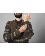 Koszula HARKILA Jarne shooting L/S shirt Dark olive