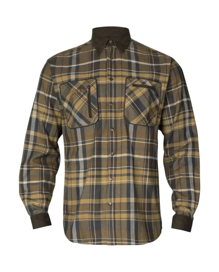 Koszula HARKILA Pajala shirt Antique bronze