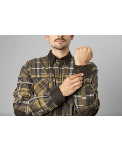 Koszula HARKILA Pajala shirt Antique bronze