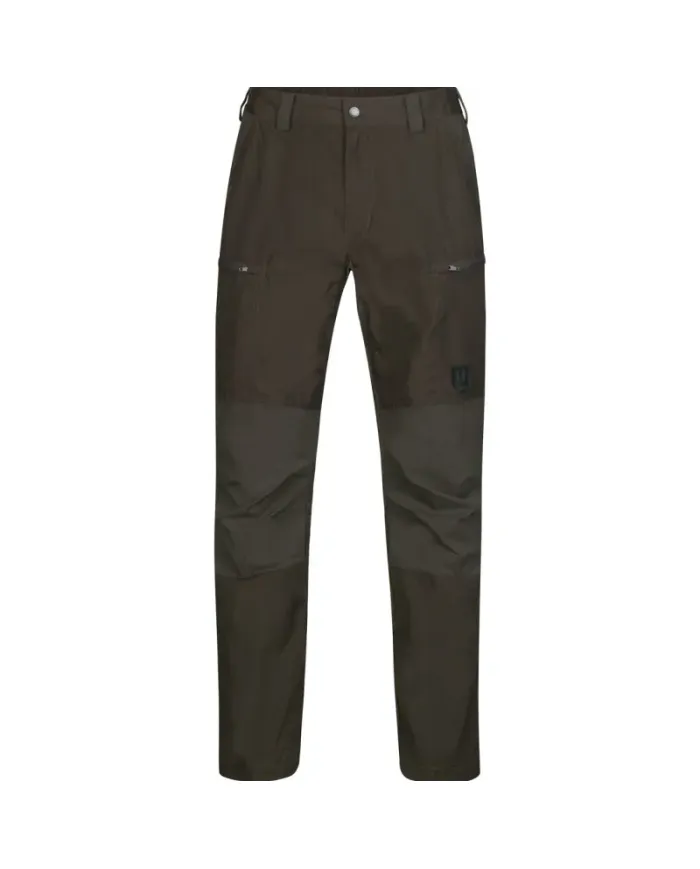 SPODNIE HARKILA FJELL TROUSERS SHADOW BROWN/SHADOW GREY