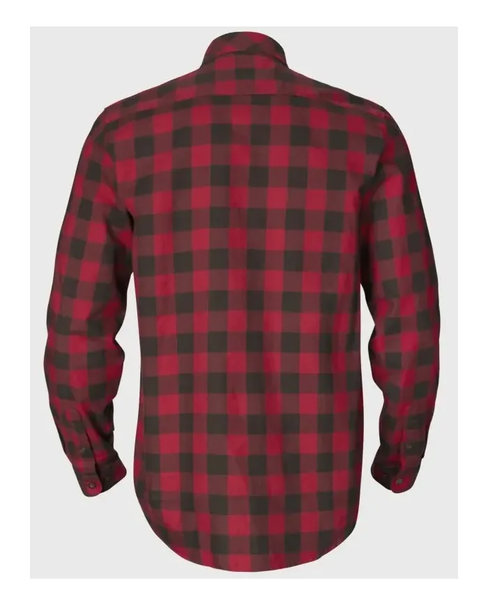 Koszula HARKILA Scandinavian L/S shirt Red check