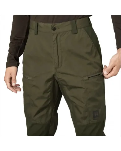 SPODNIE HARKILA FJELL TROUSERS FOREST NIGHT/ROSIN