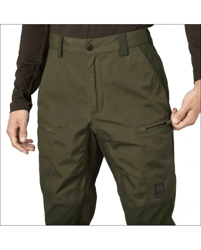 SPODNIE HARKILA FJELL TROUSERS FOREST NIGHT/ROSIN