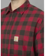 Koszula HARKILA Scandinavian L/S shirt Red check