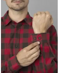 Koszula HARKILA Scandinavian L/S shirt Red check