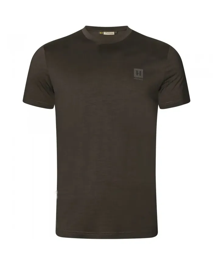 Bielizna Termo HARKILA Base All Season S/S t-shirt Shadow brown