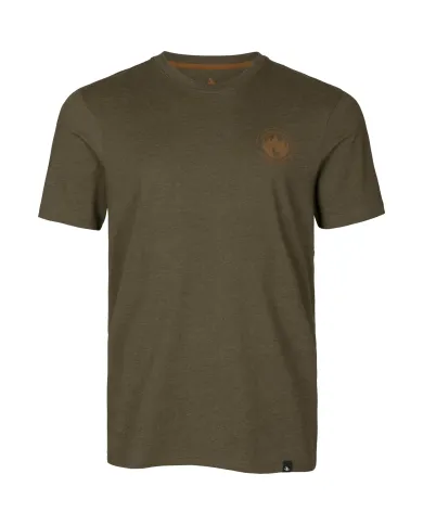 KOSZULKA HARKILA SAKER PINE GREEN MELANGE