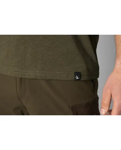 KOSZULKA HARKILA SAKER PINE GREEN MELANGE