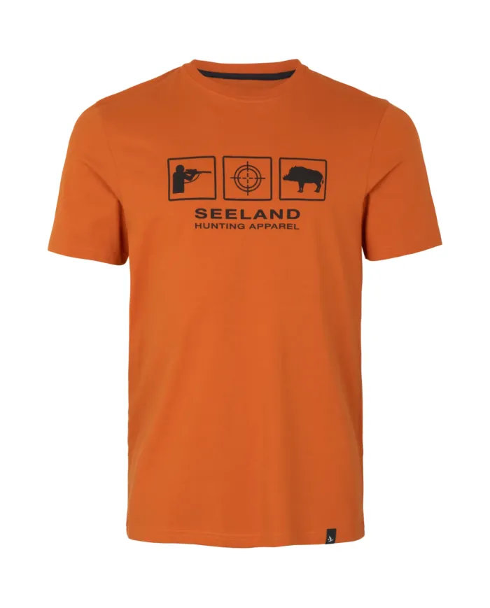 KOSZULKA HARKILA LANNER T-SHIRT GOLD FRAME