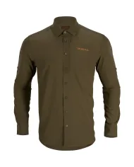 KOSZULKA HARKILA GROM S/S T-SHIRT SHADOW BROWN