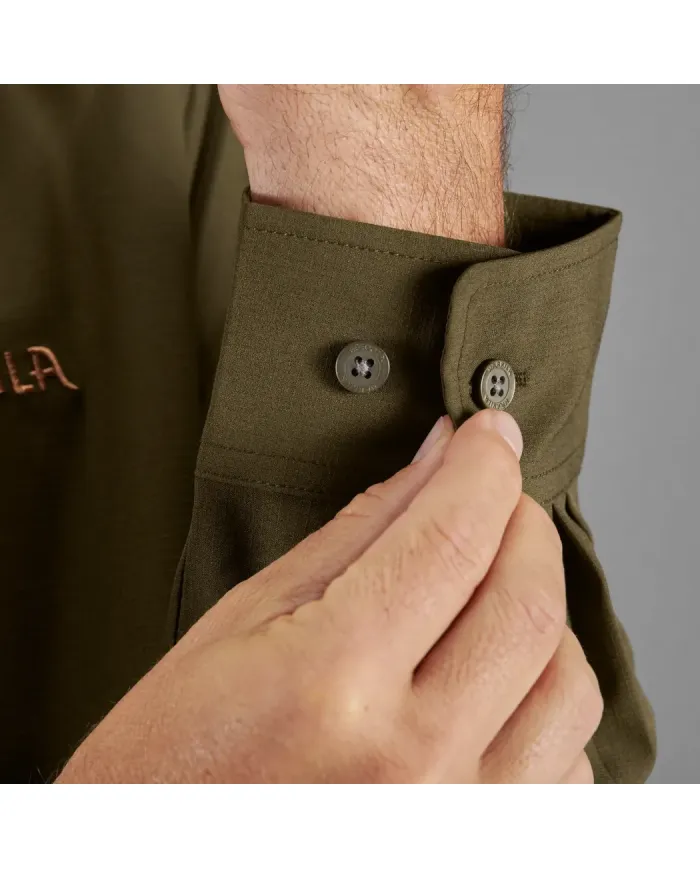 KOSZULA HARKILA TRAIL L/S SKJORTE WILLOW GREEN