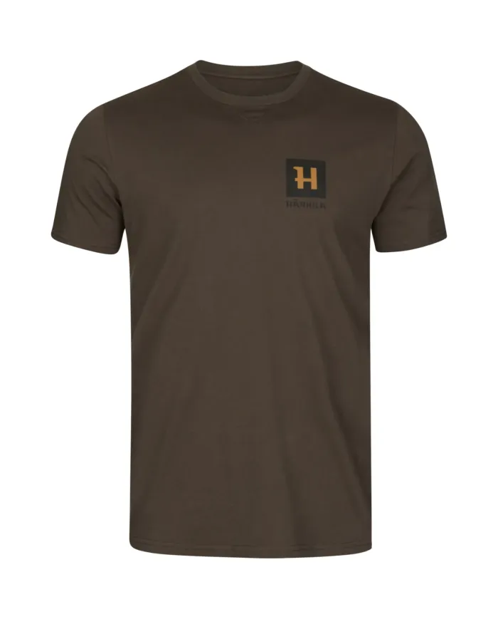 KOSZULKA HARKILA GROM S/S T-SHIRT SHADOW BROWN