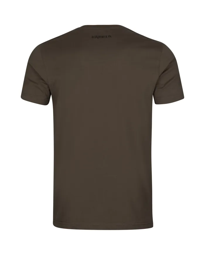 KOSZULKA HARKILA GROM S/S T-SHIRT SHADOW BROWN