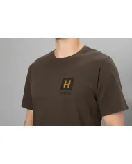 KOSZULKA HARKILA GROM S/S T-SHIRT SHADOW BROWN