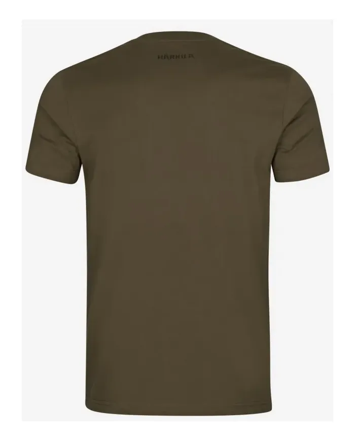 KOSZULKA HARKILA NATURE S/S T-SHIRT WILLOW GREEN