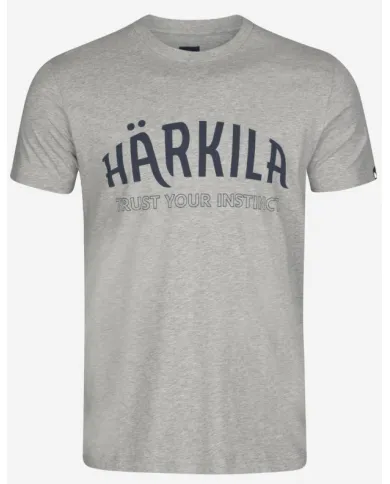 KOSZULKA HARKILA MODI MELANGE S/S LIGHT GREY MELANGE