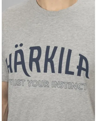 KOSZULKA HARKILA MODI MELANGE S/S LIGHT GREY MELANGE