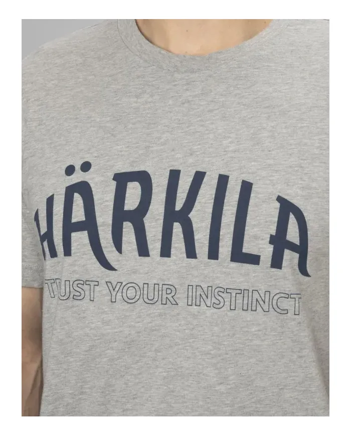 KOSZULKA HARKILA MODI MELANGE S/S LIGHT GREY MELANGE