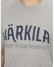 KOSZULKA HARKILA MODI MELANGE S/S LIGHT GREY MELANGE