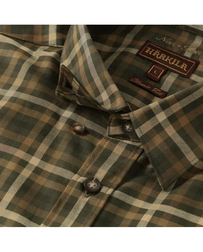 KOSZULA HARKILA MILFORD SHIRT WILLOW GREEN CHECK