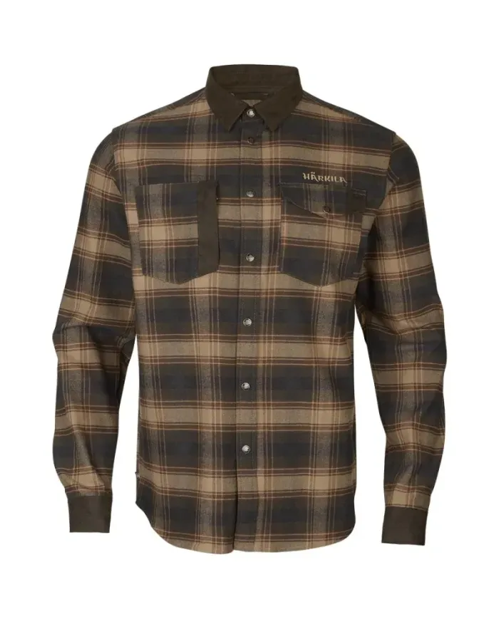 KOSZULA HARKILA AIVAK L/S SHIRT BURGUNDY KOSZULA HARKILA AIVAK L/S SHIRT BURGUNDY