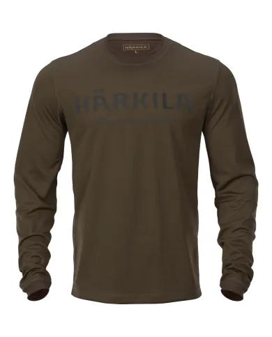 KOSZULKA HARKILA MOUNTAIN HUNTER L/S T-SHIRT HUNTING GREEN/SHADOW BROWN