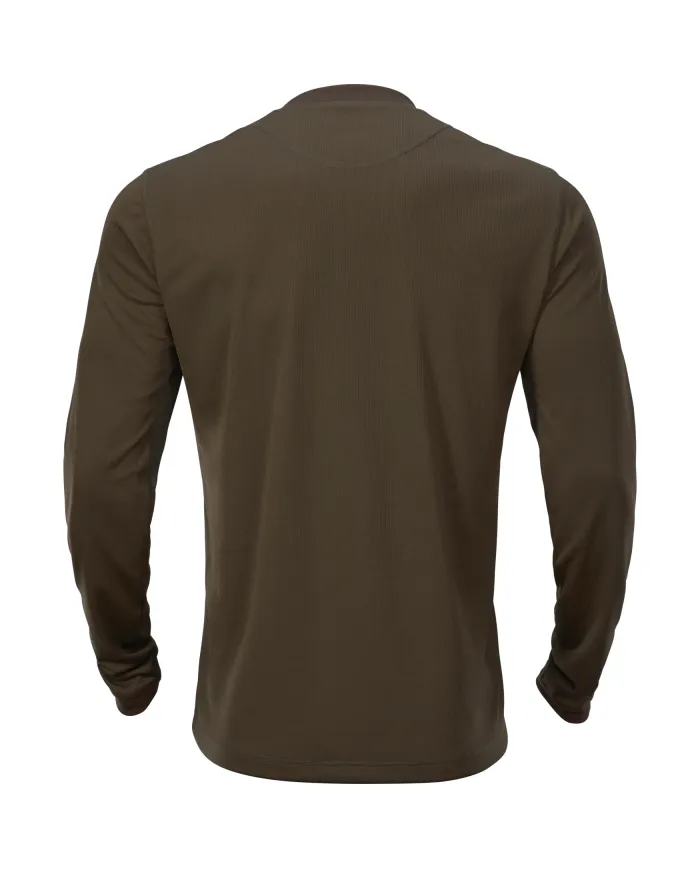 KOSZULKA HARKILA MOUNTAIN HUNTER L/S T-SHIRT HUNTING GREEN/SHADOW BROWN